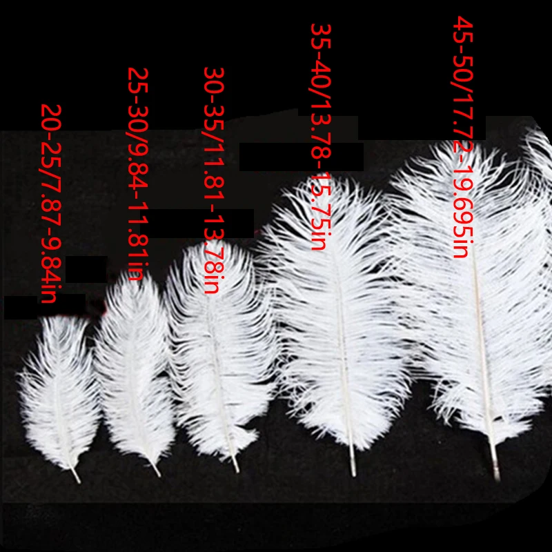 1pc Wedding Party Decoration Colorful Natural Leather Ostrich Feathers Ostrich Table Centerpieces Plumas Decor For Crafts