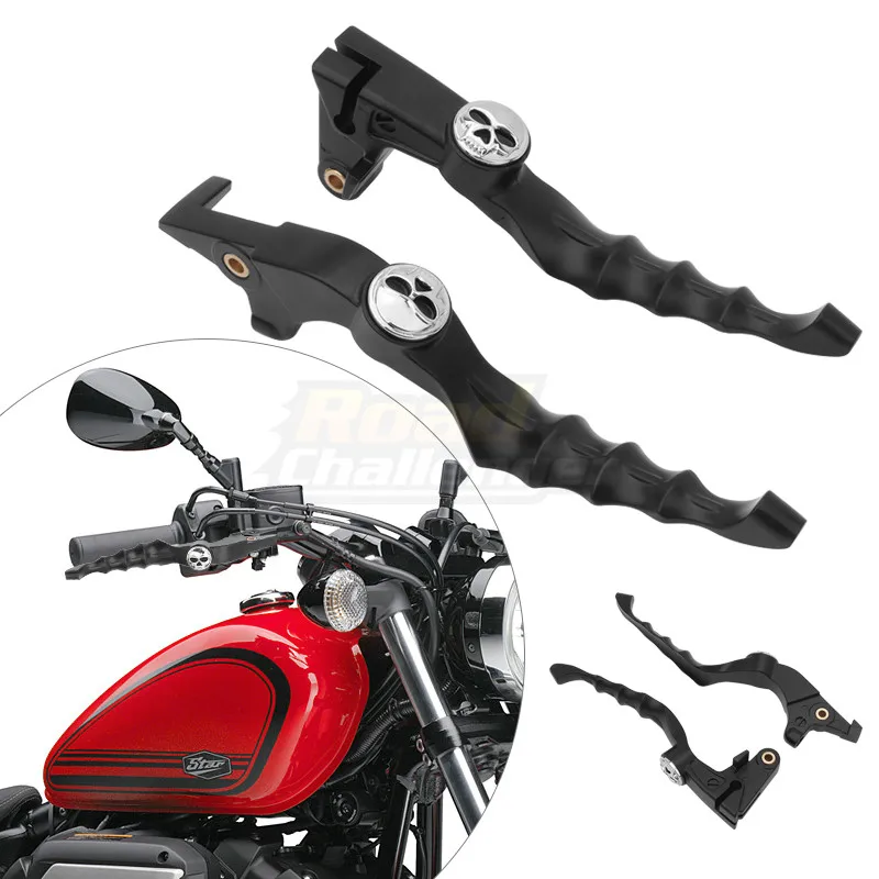 S SYUU Motorcycle Brake Clutch Lever Set - Black Aluminum For Victory Vegas/Highball/Judge 2010-2015 - View #6