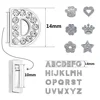 Wholesale 10mm Rhinestone Slide Letter Charms For Jewelry Making Women Bracelet Alphabet A-Z Pet Collar Necklace DIY Accessories 1