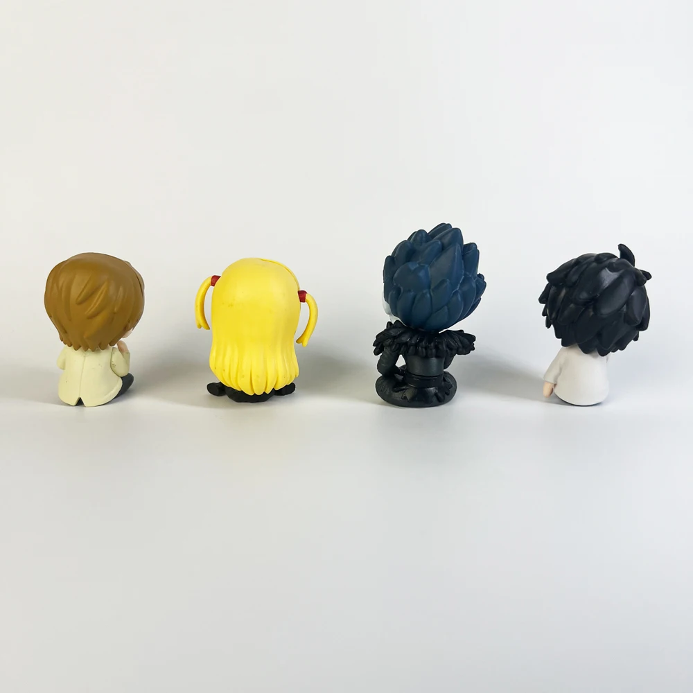 Anime Death Note Collectible Action Figure Set - Iconic Characters 4-Piece Collection