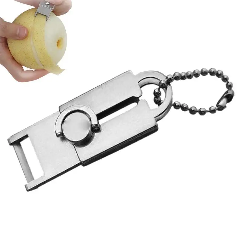 VegetablePeelerRustproofAndPortablePeelersForKitchenMiniKeychainPeelerScraperPlaner