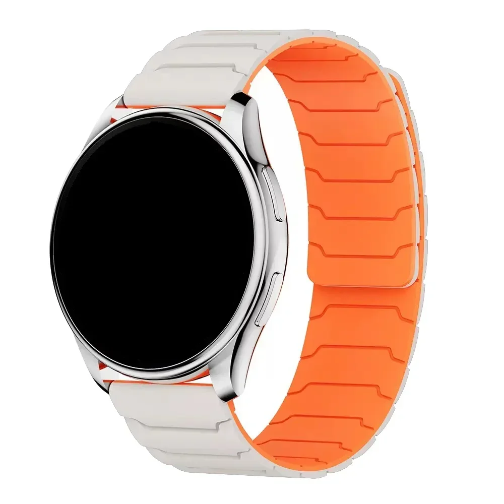 Magnetic Loop Silicone Sport Band - Universal Smartwatch Accessory, 22mm/20mm Strap