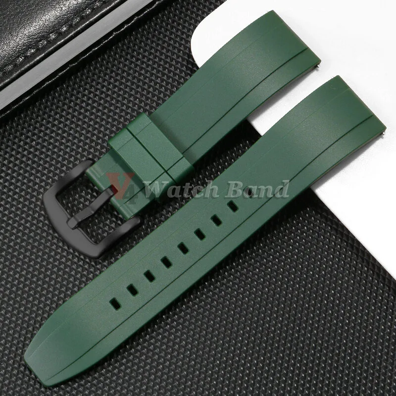 Premium Quick Release Silicone Watch Strap – Durable Rubber Band in Multiple Widths