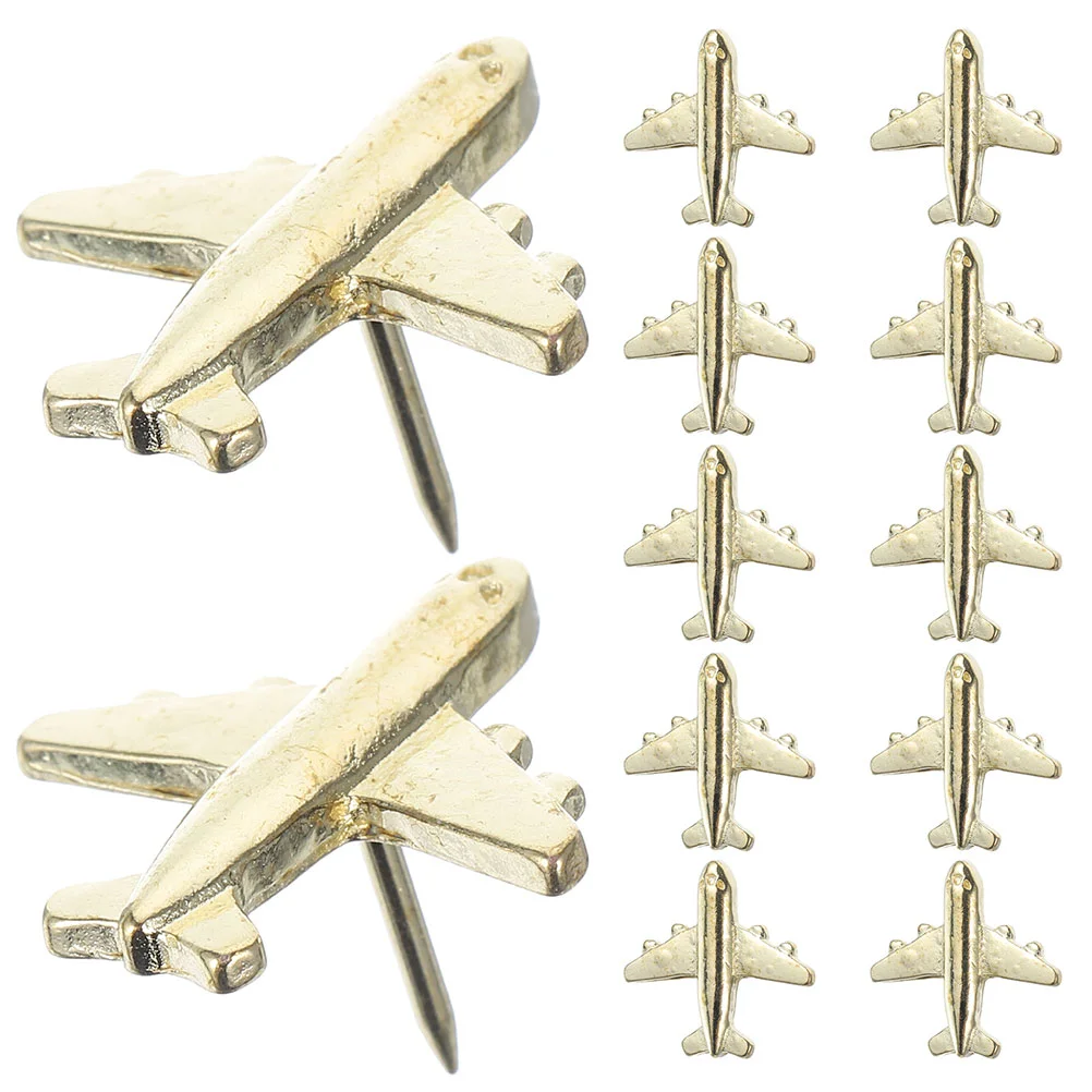 

24Pcs Photos Wall Pushpins Maps Pushpins Airplane Modeling Push Pin Cork Board Thumb Tacks