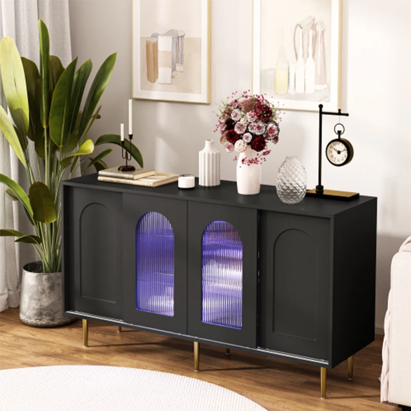 Dresser drawer cabinet,bar cabinet,lockers,sideboard,buffet sideboard,buffet service desk,StorageCabinet,Black