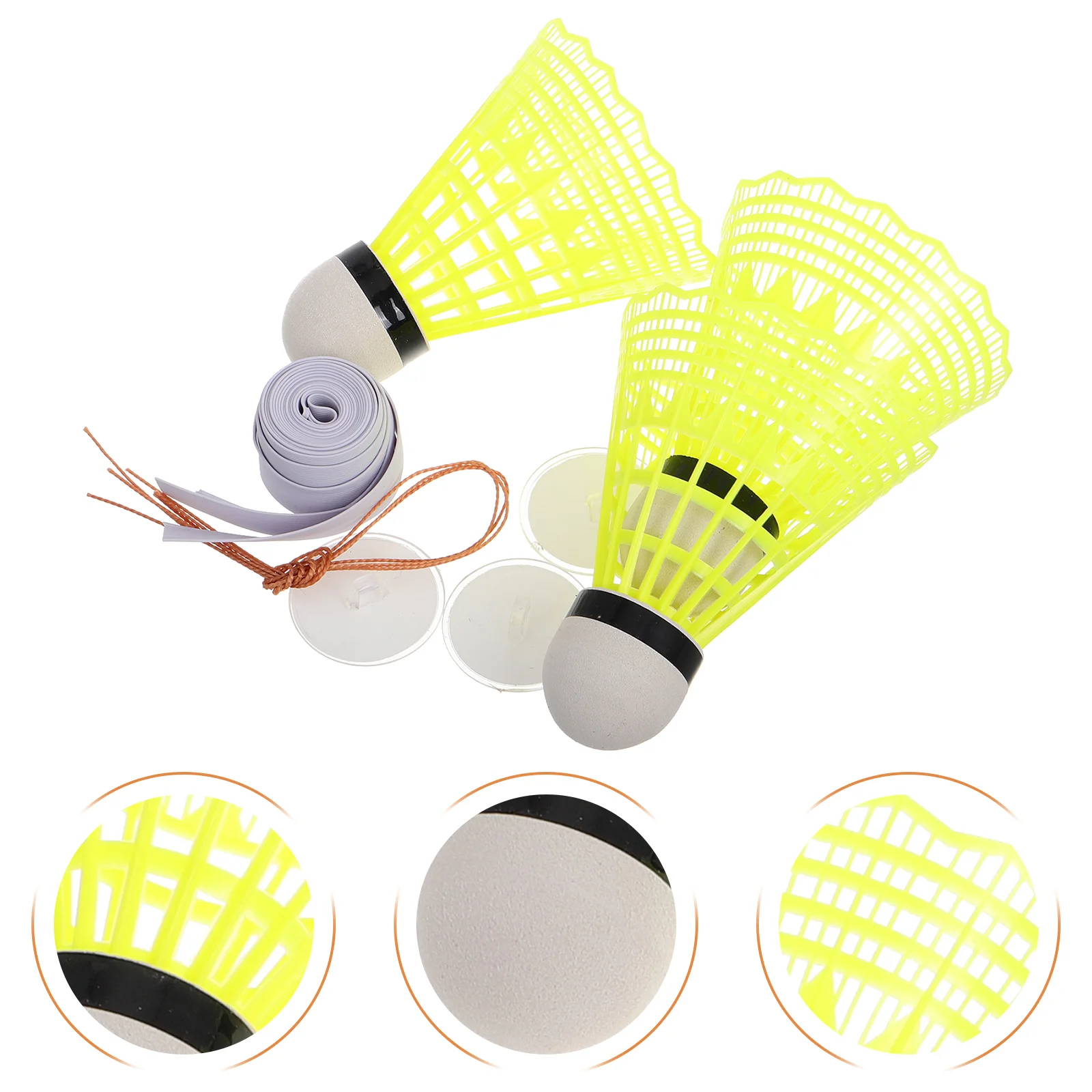 Badminton Trainer Solo Rebound Ball Indoor Self Returning Shuttlecock Individual