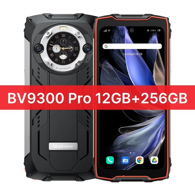 スマートフォン本体 Black View BV9300 Blackview BV9300 Pro 1.3-inch Secondary Display 100LM