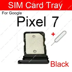 SIM Card Tray Holder - Repair Replacement (Pixel  7 - Black)
