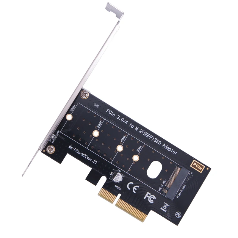 M.2 NVMe SSD NGFF-PCIE X4 컨버터 카드, M 키 라이저 멀티 플라이어 PCI-e PCI Express 3.0 4X-2230-2280 M.2 SSD M2 PCIE 어댑터
