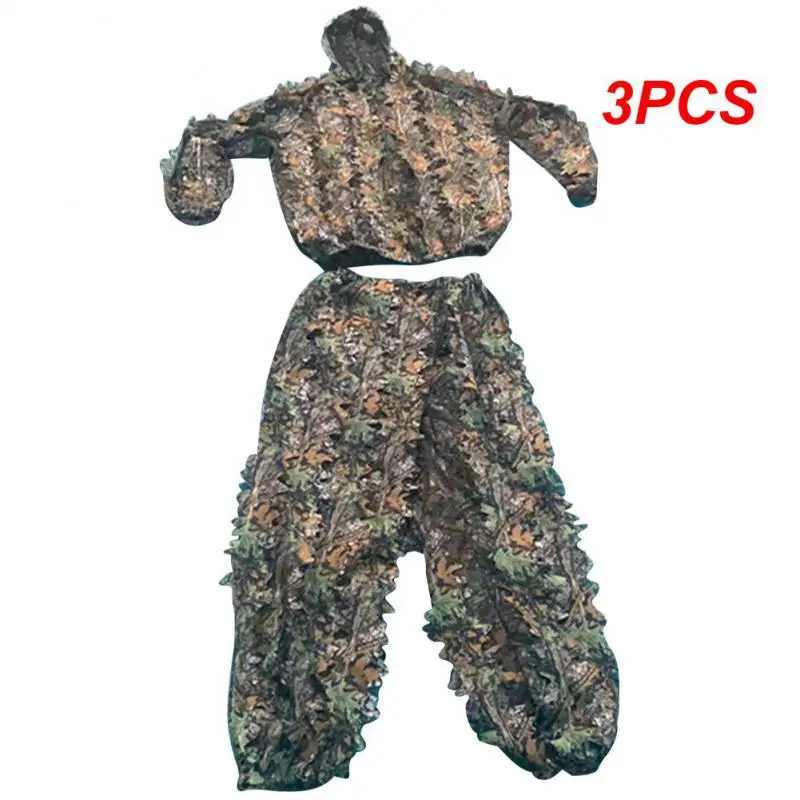 

Children/adults 3D leaf camouflage camouflage clothes Forest camouflage clothes Lucky clothes Forest bird watching Camping