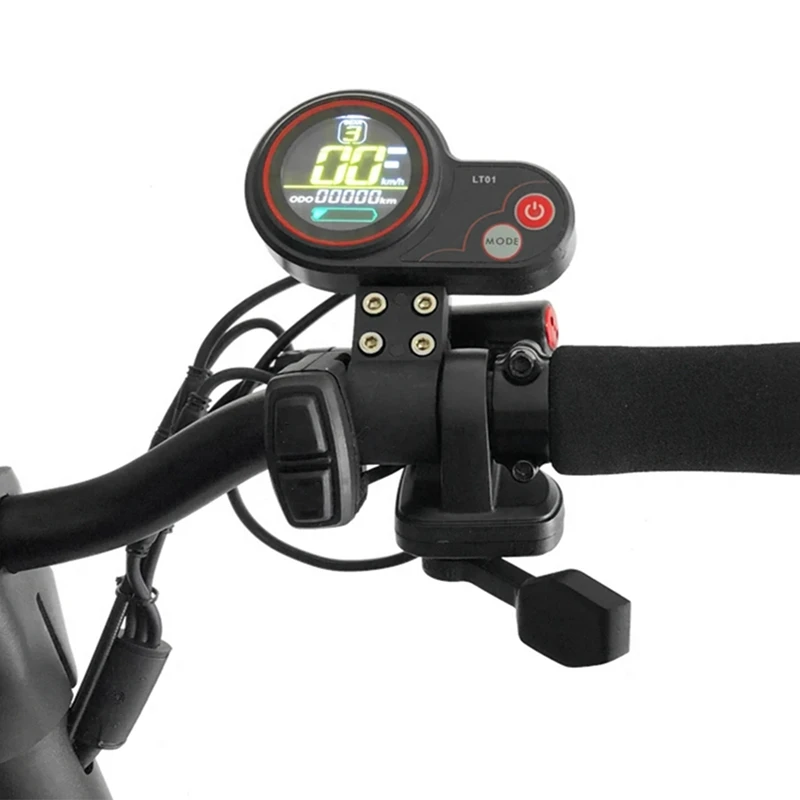 LT01 Display Thumb Throttle+Ignition Lock Key Long Cable For Kaabo Mantis 8/10/Wolf Warriorx/Wolf Warrior11 E Scooter