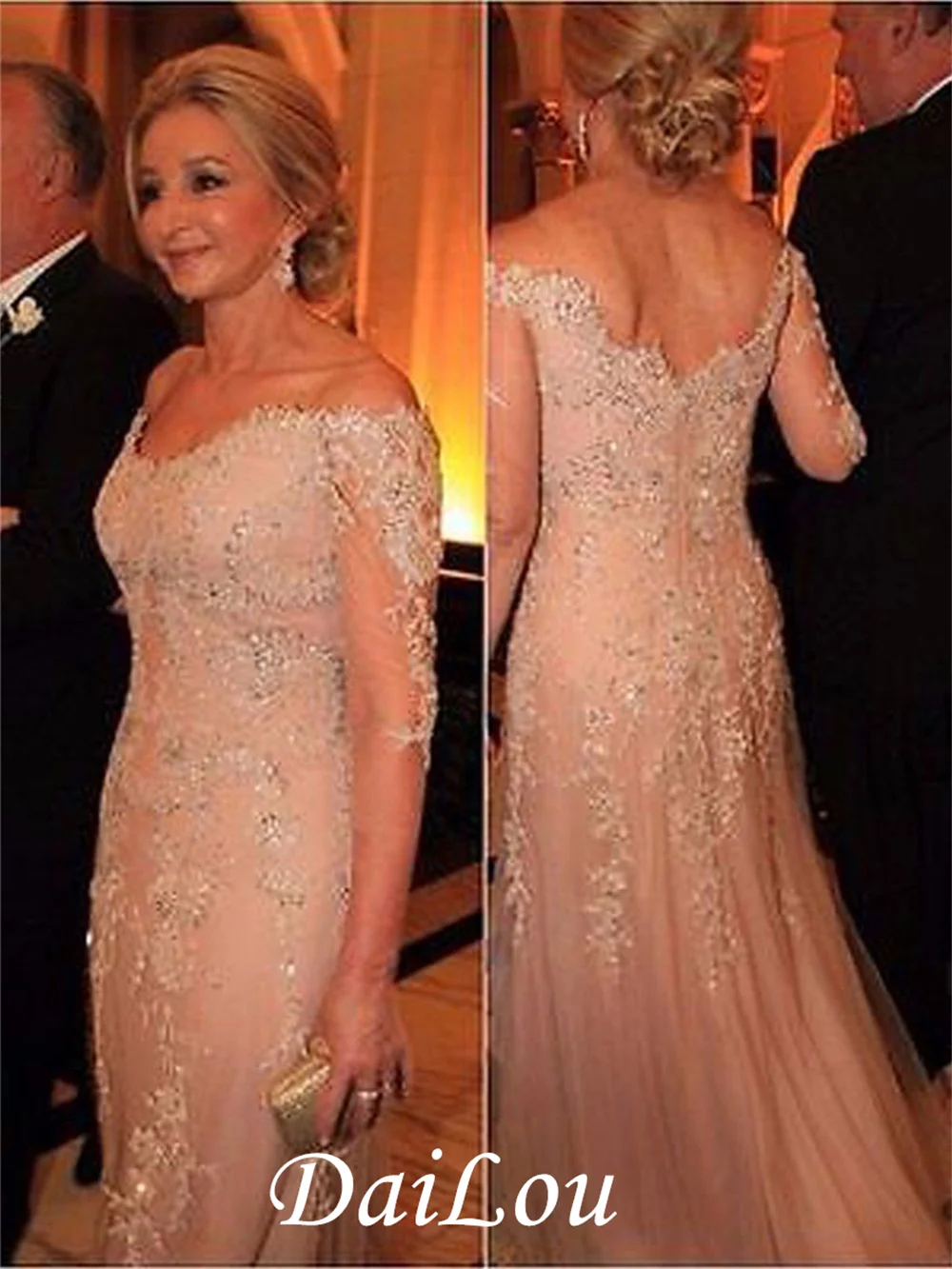 Винтажное платье для матери невесты