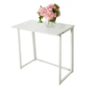 Simple Collapsible Computer Desk White 2