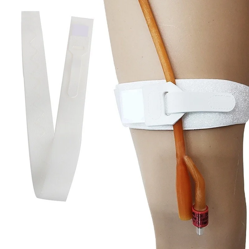 Catheter Fixator Elastic External Urine Bag Leg Holder Band Fixation ...
