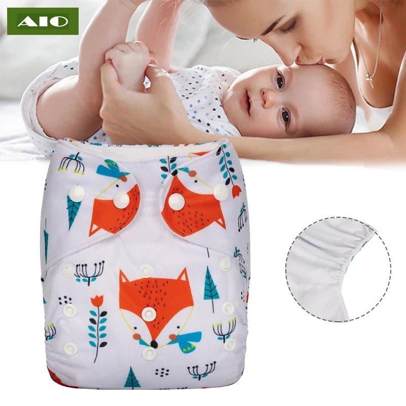 Reusable Ecological Washable Eco-friendly Nappies Infant Adjustable Pocket Diaper Baby Cloth Diaper Fit 3-15KG Baby Shower Gift 2021 4pcs set washable eco friendly baby cloth diaper ecological adjustable nappy reusable diaper fit 0 2year 3 15kg