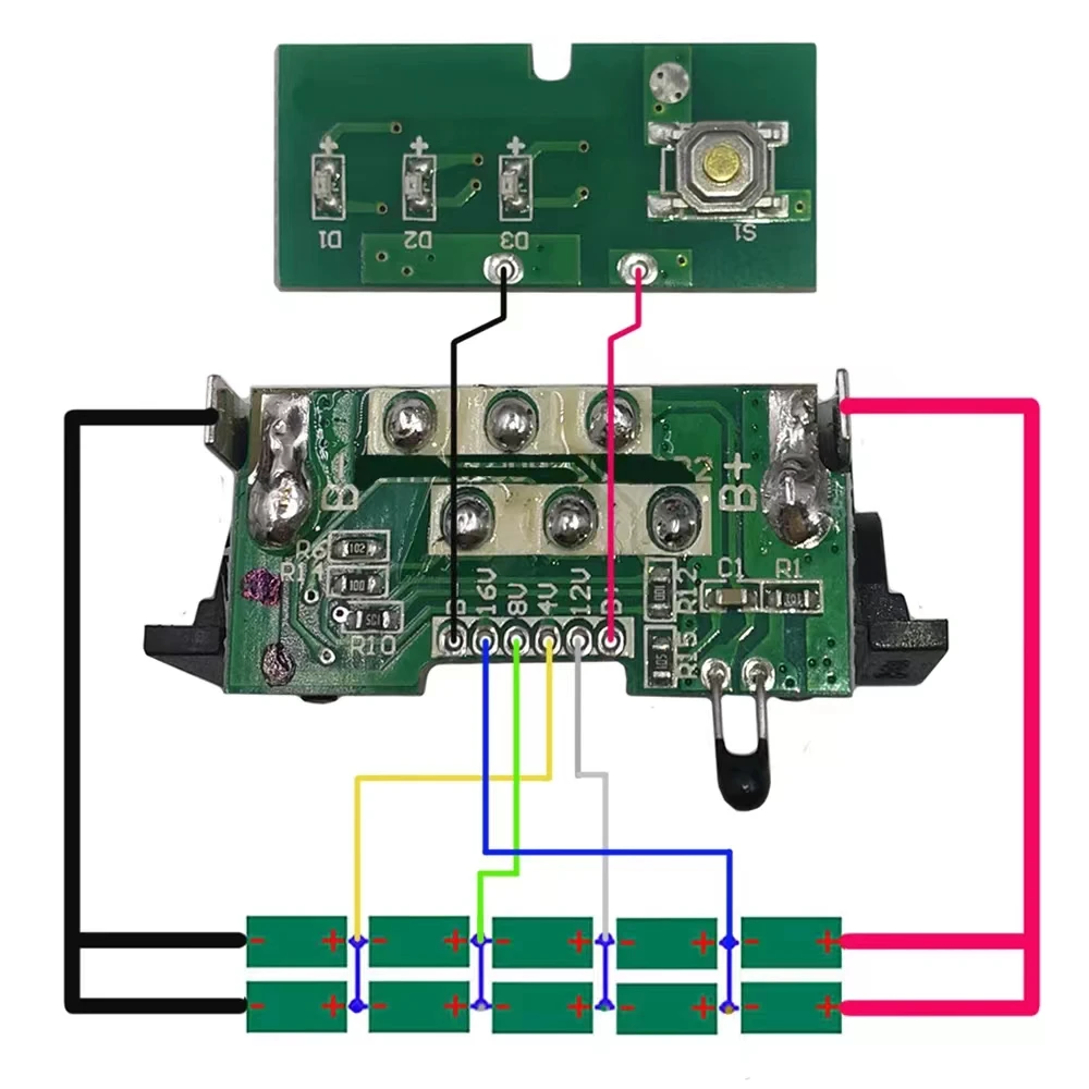 DCB200 Li-ion Battery Plastic Case PCB Charging Protection Circuit Board Box Shell For Dewalt 18V 20V 6Ah Sticker Lithium Tool — view 6