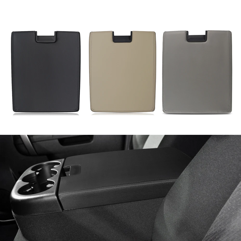 

Center Console Lid Car Armrest Cover Leather For Chevy Avalanche Silverado Tahoe Suburban Sierra Yukon Cadillac Escalade