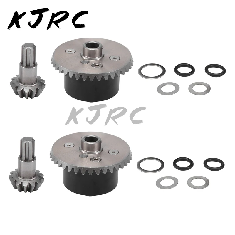 

6X Metal Diff Case Diff Gear 37T Input Gear 13T For ARRMA 1/10 Kraton Senton Big Rock Granite Outcast 4X4 Parts,5