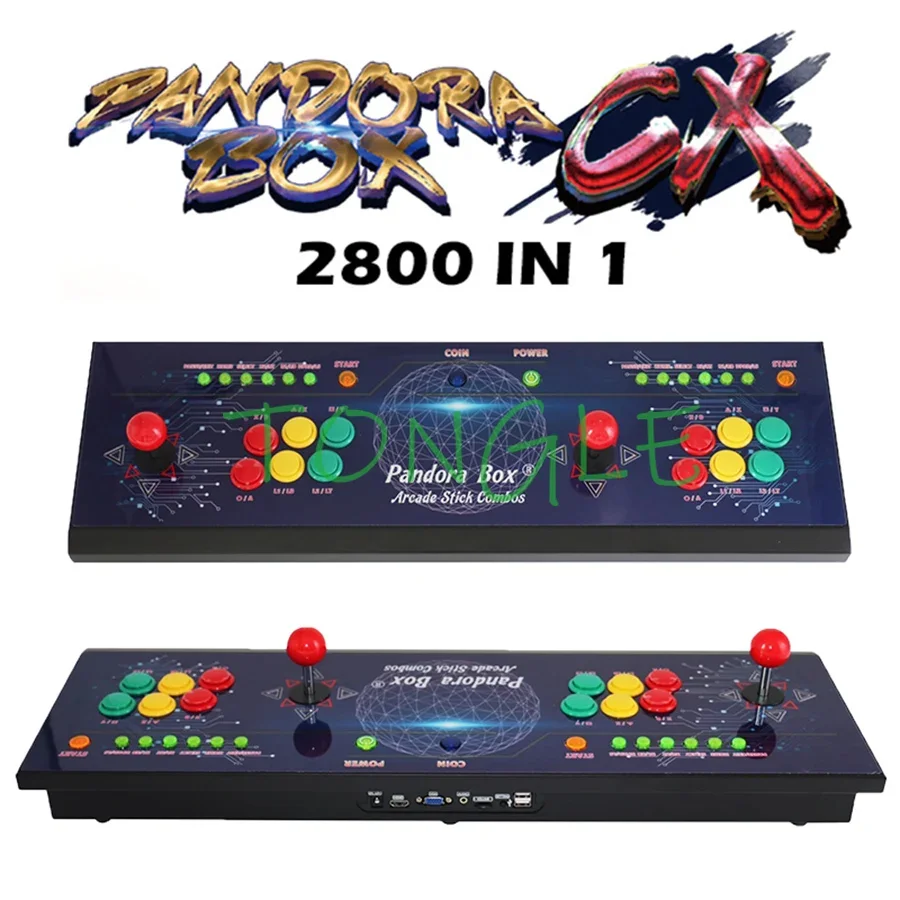 Arcade Console Machine Pandora Box Cx 2800 In 1 Può Salvare Il Gioco Con 3D Tekken Mortal Kombat Usb Connect 3P 4P Gamepad