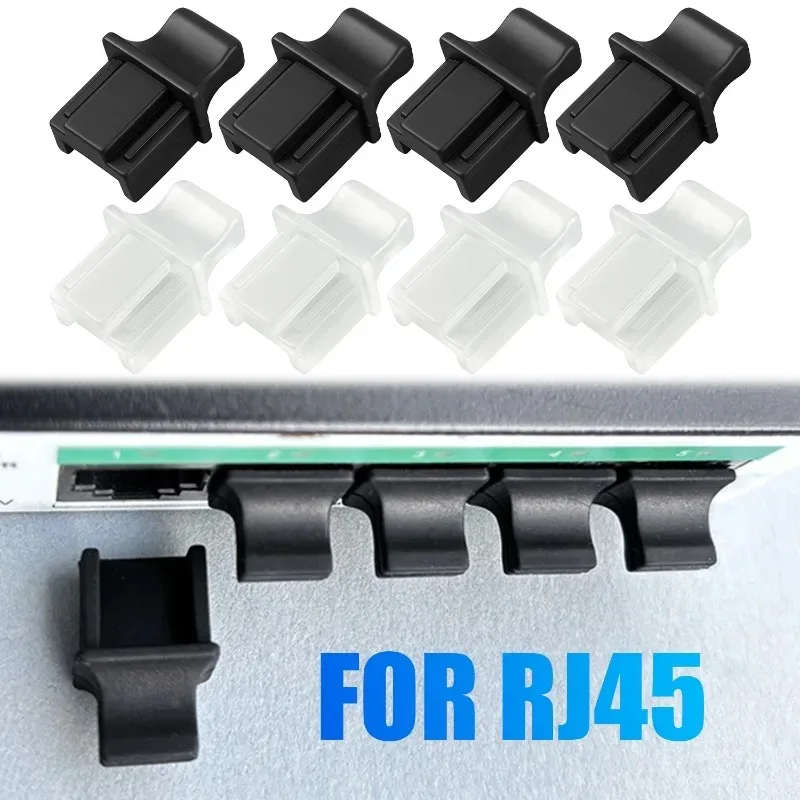 RJ45 먼지 방지 실리콘 LAN 포트 캡 보호 커버, 노트북 라우터 허브 네트워크 액세서리용 이더넷 포트 커버