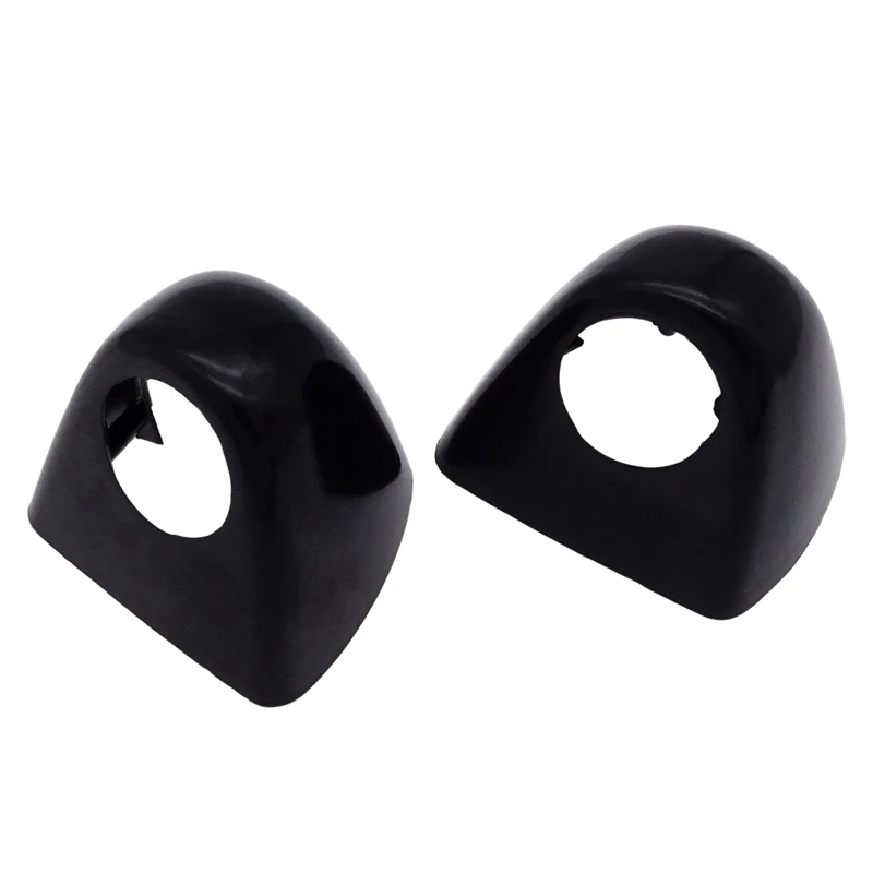 

1 Pair Washer Car Headlight Washer Spray Cap Nozzle Cover Onto for BMW X5 2003-2006 61677145235 61677145236 Car Accessories