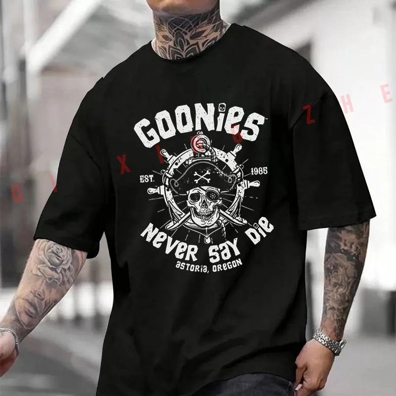 남성용 Goonies Never Say Die Retro 공식적으로 영감을 받은 80..