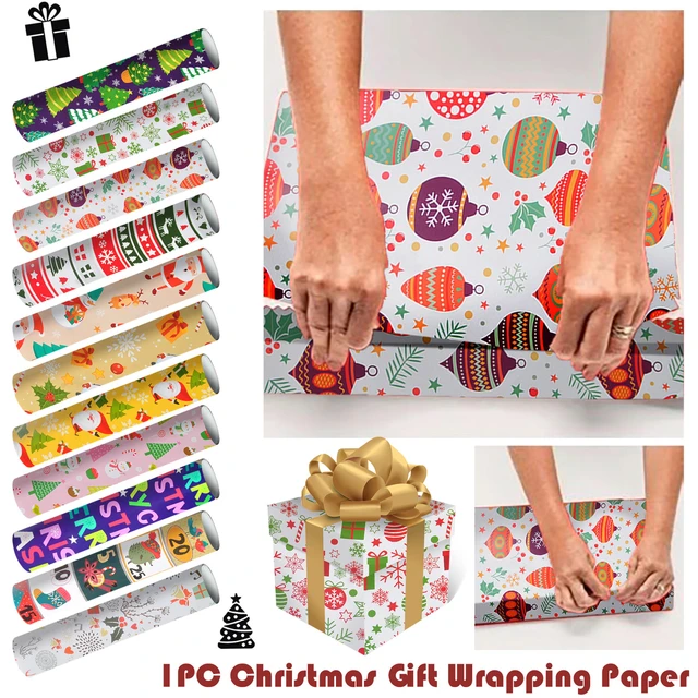 10/5pcs 50X70CM Happy Birthday Gift Wrapping Paper Christmas