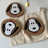 Cute Snoopy Cork Japan Style Coffee Cup Coaster Cartoon Anime Heat Insulation Table Mat for Tea Milk Mug Home Decors Accessories 2