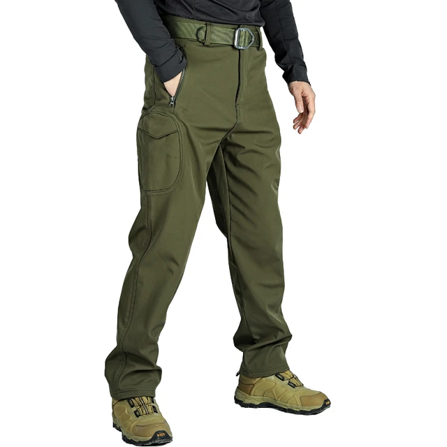 Pantalones Cargo Hombre Impermeables Elásticos Con Múltiples Bolsillos  Militares