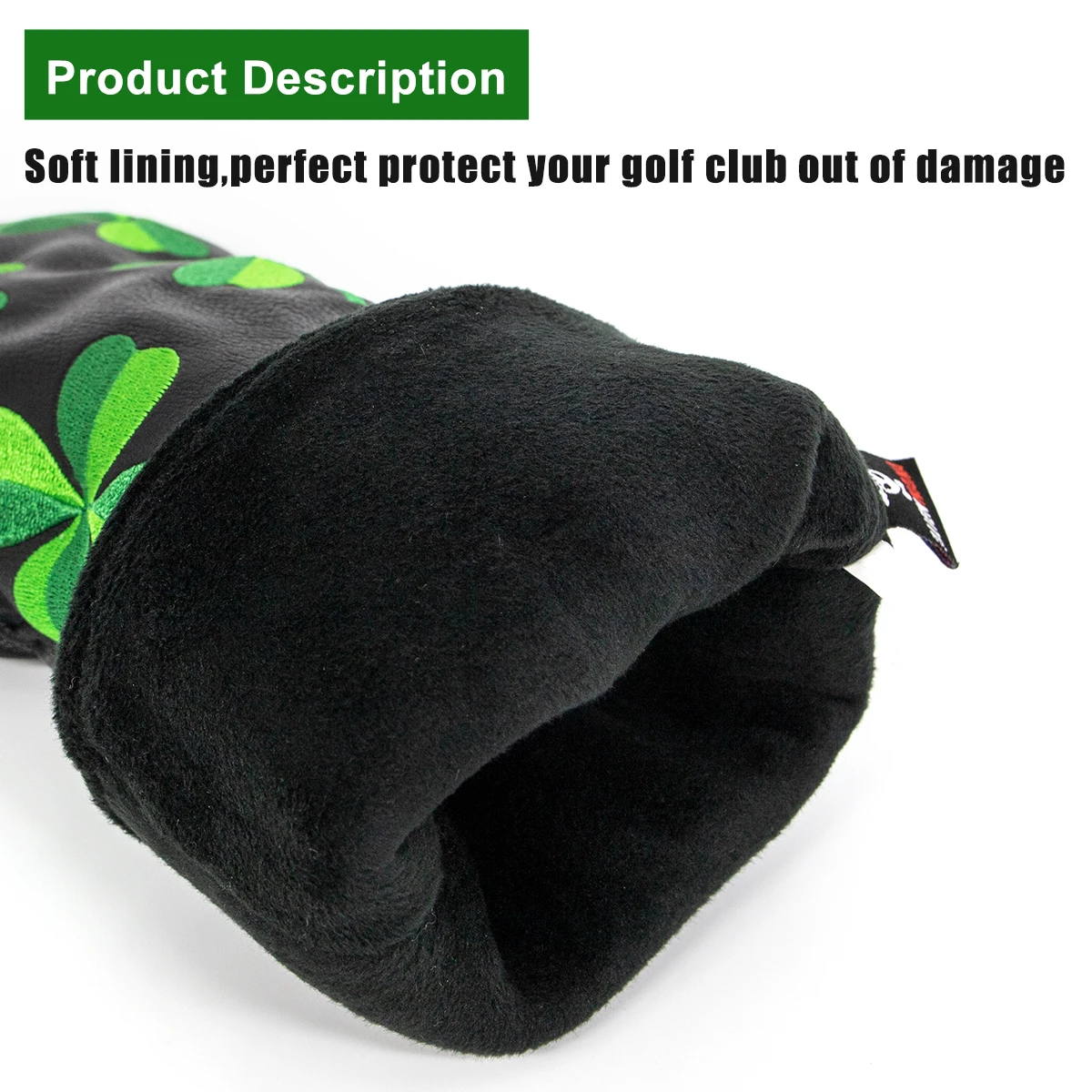Golf headcovers set in golf bag