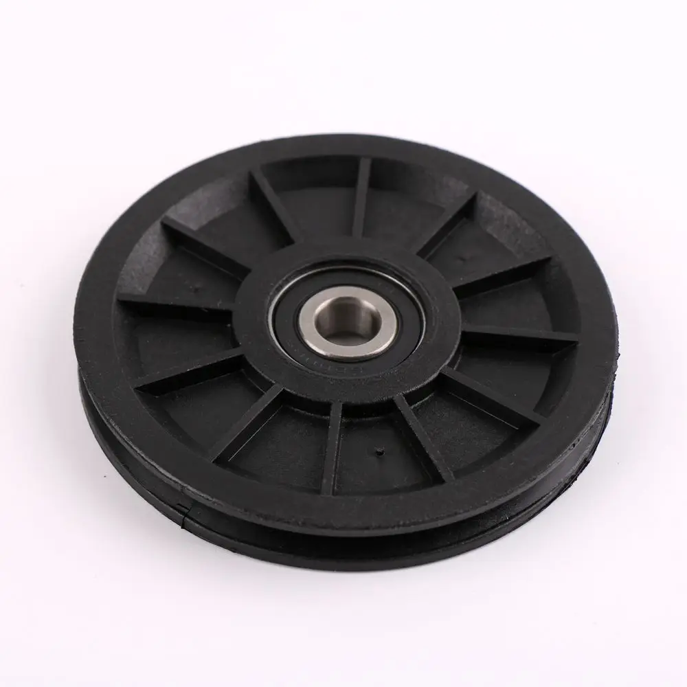 Elevator wire rope wheel Applicable to 3mm diameter steel wire rope crossing guide wheel nylon hanging 6200 bearing 1pcs