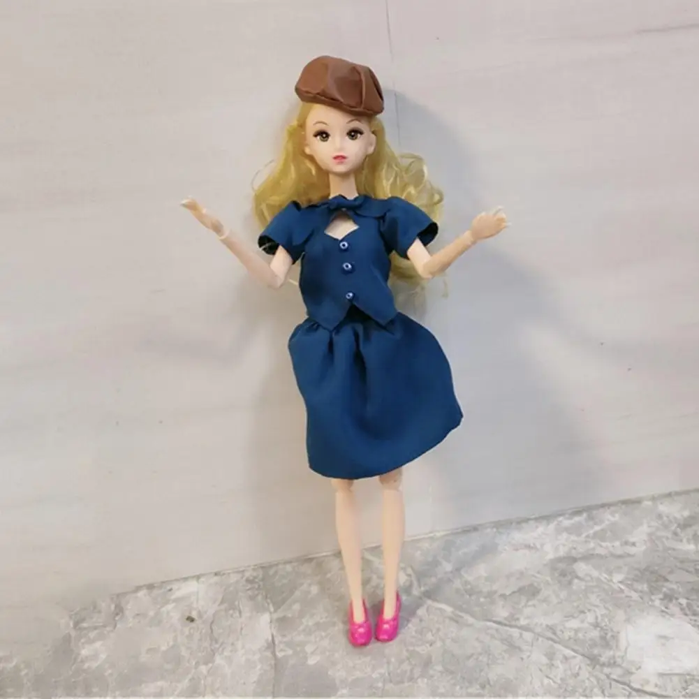 

Princess Costume Set Cute Delicate Mini 30CM Fashion Dress Doll Costume with Hat for Child Doll Clothing Princess Costume
