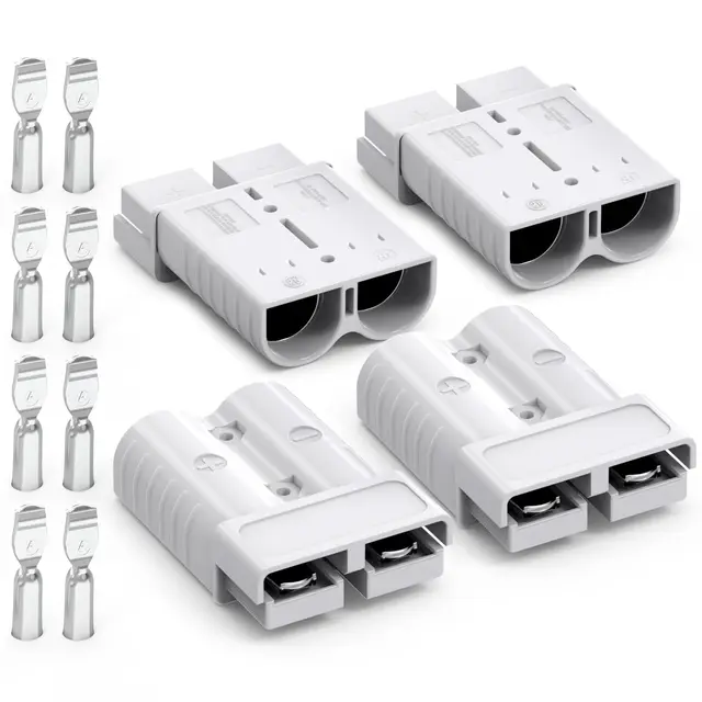 Anderson Connecto 50AMP 175AMP Battery Quick Connect Disconnect Connector Kit 12v-36V for Cable RV Truck Winch
