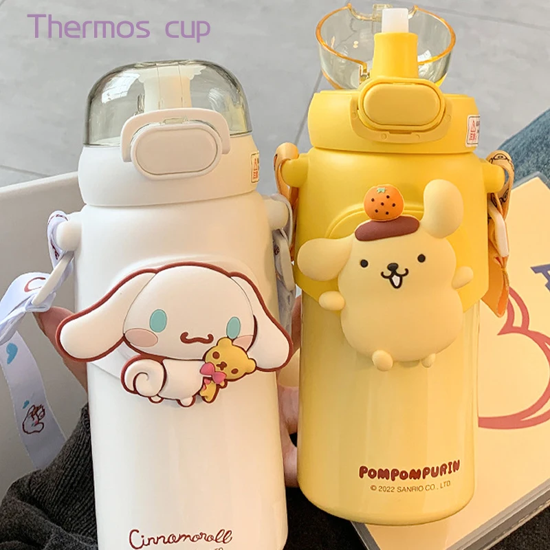 Sanrio Cinnamoroll Kuromi My Melody Plastic Sippy Cup Water Cup