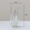 Glass Craft Transparent Geometric Desktop Storage Container Fruit Tray Flower Vase Glass Ornament Room Decoration Accessories 5