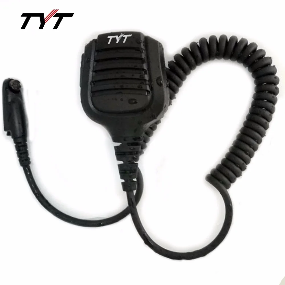 

Original TYT Waterproof Shoulder Speaker PTT Mic Microphone for MD-2017 MD-398 Compatible with RT82 RT87 RT83 V-2017 DMR Radios