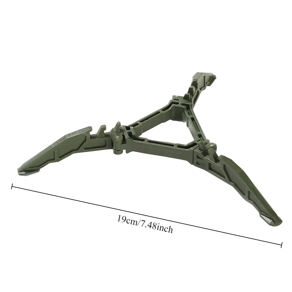 1pc Gas Tank Stand Folding Portable Easy Folding Tripod Stable Stand Universal Base Camping Stove Kettle Holder 2