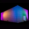 8x8x4m Large White Inflatable Night Club Disco Cube Party Tent Cube Wedding Tent Square Gazebo Event Shelter Portable Pavilion 1