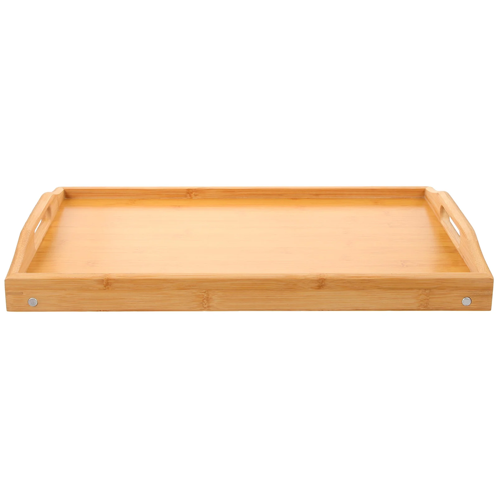 Mini Wooden Table Rectangular Folding Bed Table Small Bed Desk Portable Side Table Breakfast Serving Tray Coffee Table Home