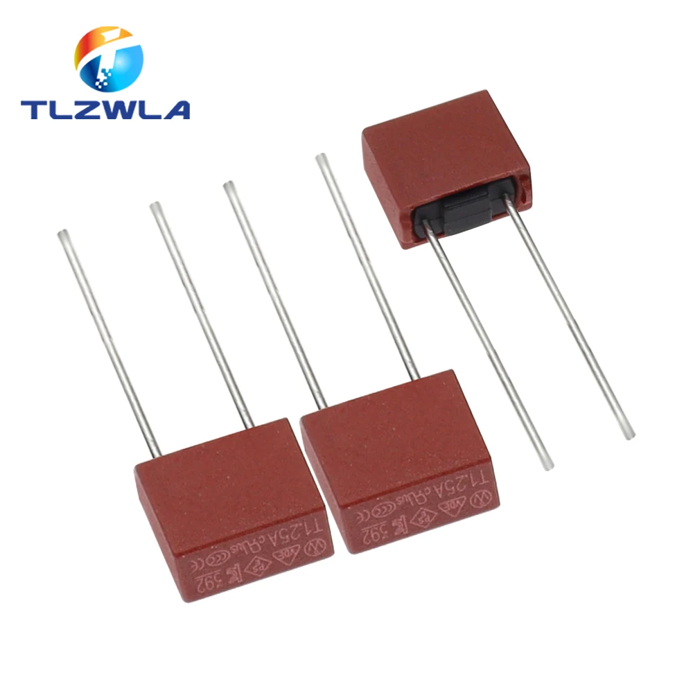 10PCS Fuse 2A 1A 3.15A 4A 5A 6.3A 250V 392 Square Plastic Fuse T2A LCD TV Power Board Commonly Used Fuses Slow Blow Fuse T3.15A