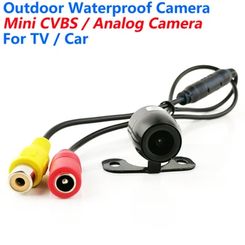 140 Degree Wide Angle CCTV Analog Camera 12V Mini Front/Rear View Security Camera Mirror Image Waterproof Car Security Cameras 1
