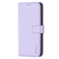 Luxury Magnetic Buckle Flip Leather Wallet Case - Shockproof Business Back Cover for TCL 40SE (L P)