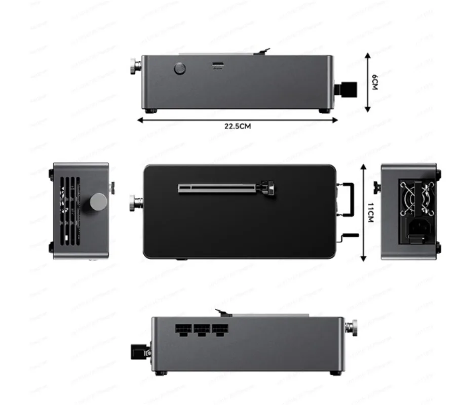 AG01 그래픽 카드 도크 ? OCulink 인터페이스 내장형 800W 무손실 연결 기능을 갖춘 외부 GPU 인클로저