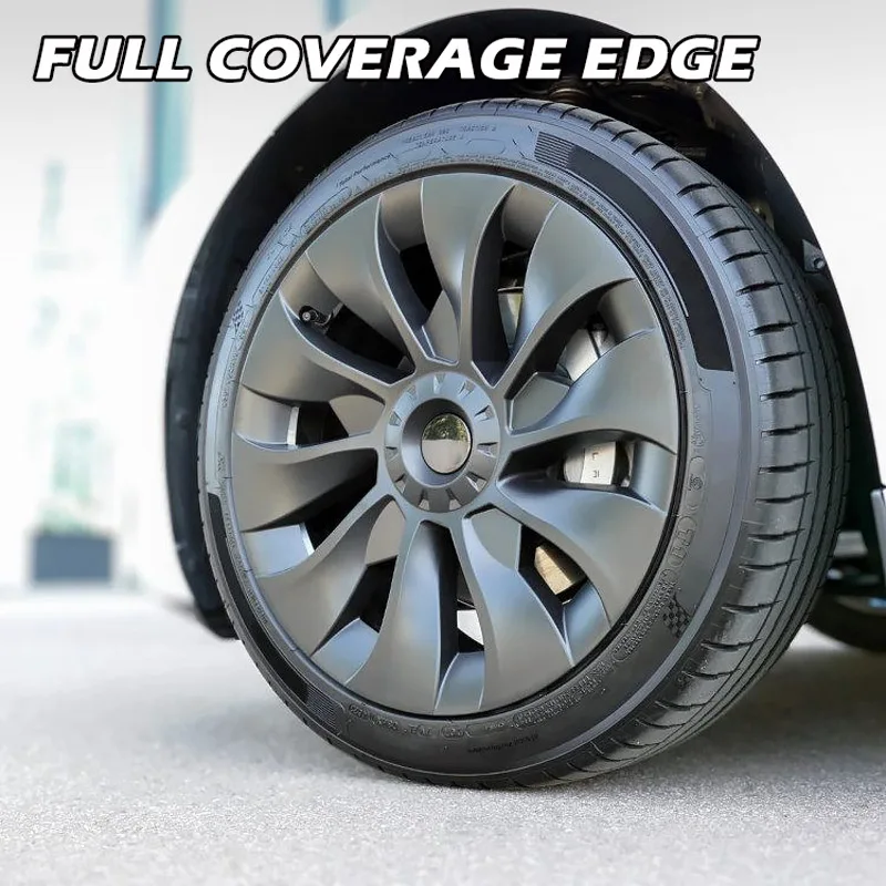 HubCap Car Replacement Performance Wheel Cover Cap Automobile Full Rim Cover Kits Part for Tesla Model 3 18 Inch-4PCS wheel hub covers wheel hub caps