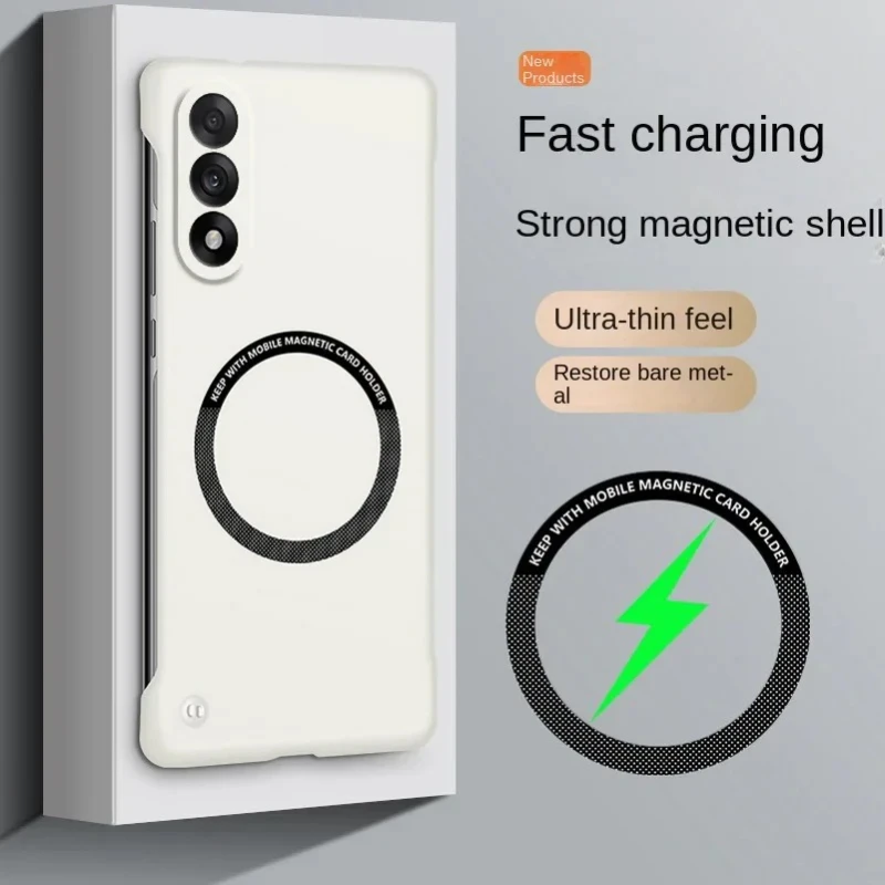 Magsafe Magnetic Frameless Hard PC Shockproof Matte Phone Case