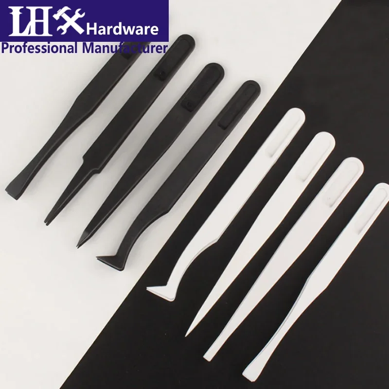 Anti-static Plastic Tweezers Repairing Maintenance Tools Part Clamp Jewerly Tool Twizers LHX YP59 G
