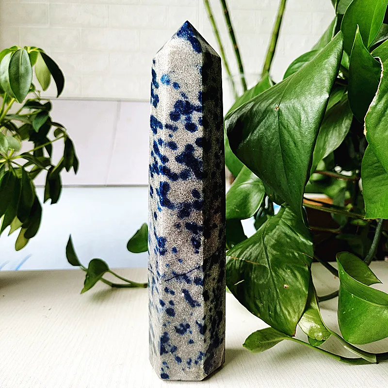 Natural Stone K2 Wand Point Crystal Tower Sorcery Spiritual Meditation Healing Square Tower Feng Shui Crystal Room Decoration 4