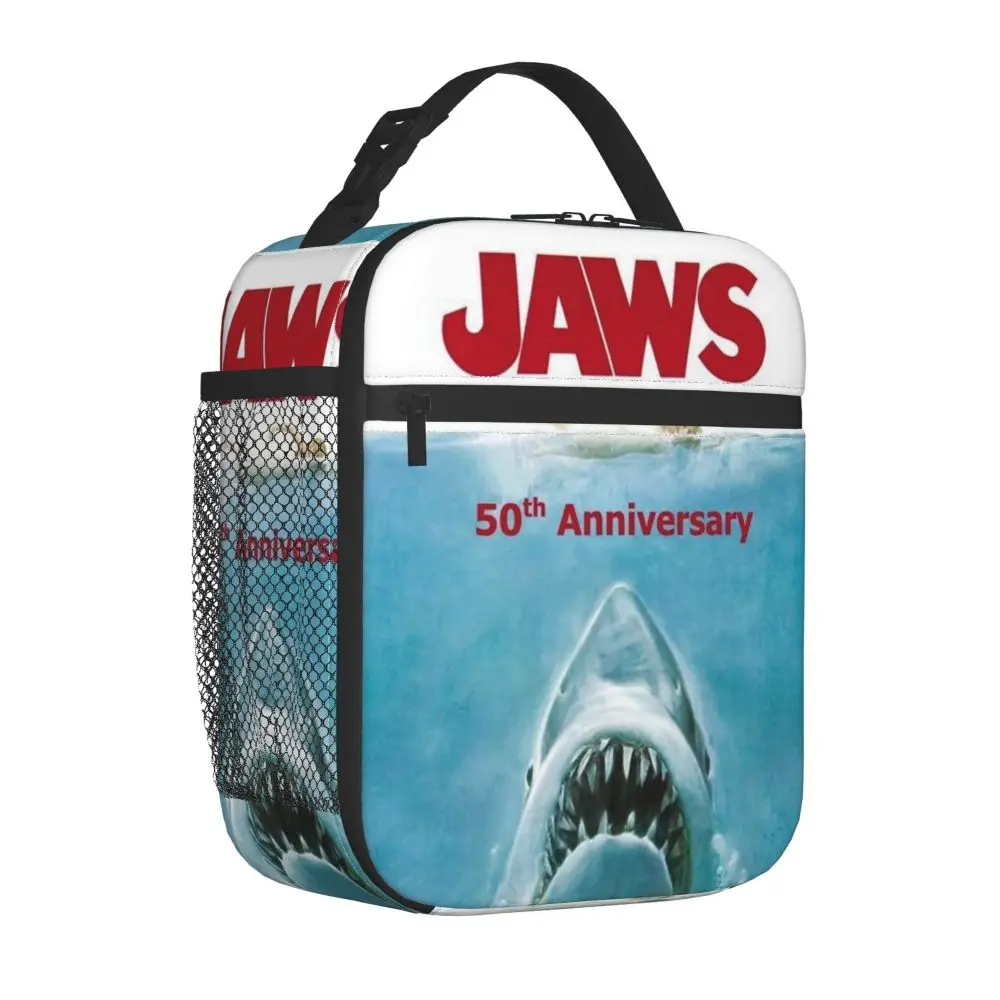 Jaws Th Anniversary Zubehör Isolierte Lunchtasche für Büro, Lebensmittelbox, tragbare Thermo-Kühlbox, Lunchbox – Detail 3