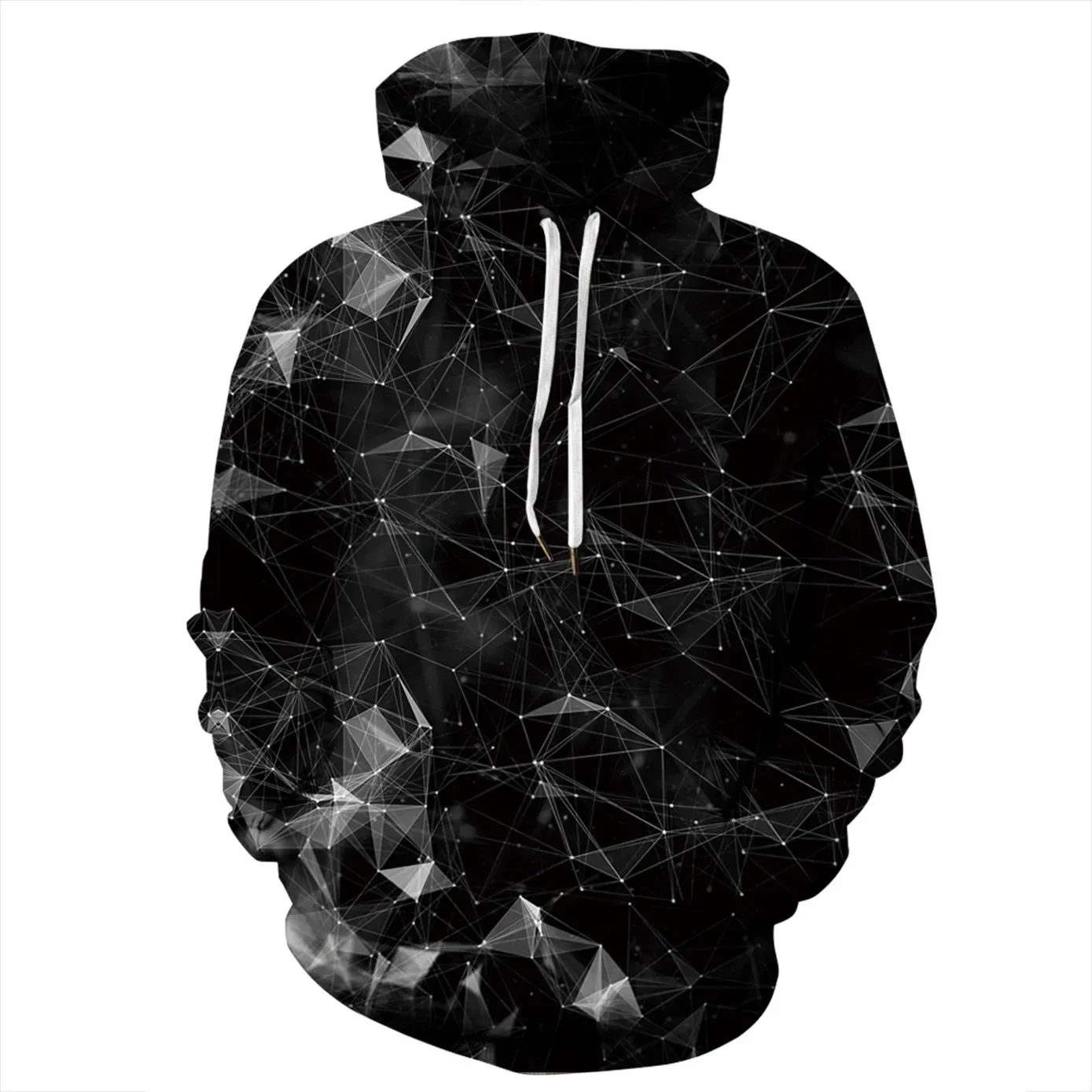 

2024 New Unisex Hoodies 3D Print Galaxy Pullover Hooded Sweatshirt Hoodies with Big Pockets Autumn And Winter Jacket Streetwear