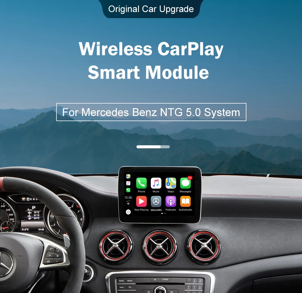 Benz A Class B Class GLA Wireless CarPlay Android Auto Smart Module